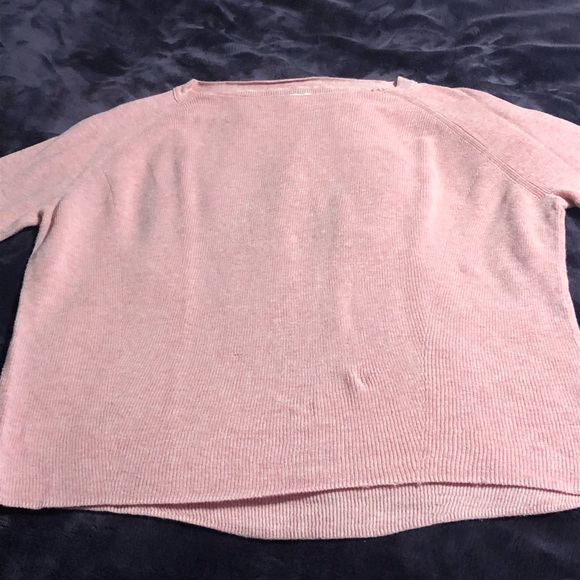🛑STOPnSHOP🛑 Pink Off Shoulder Sweater - Picture 3 of 3